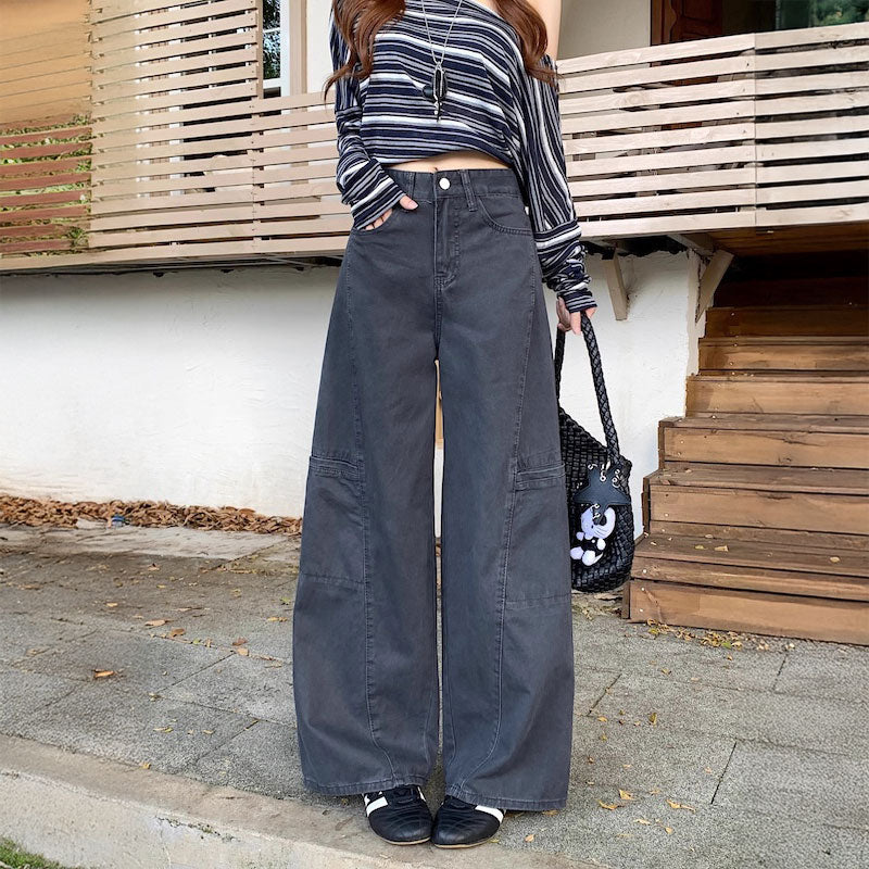 ワイドポケットストリートデニム