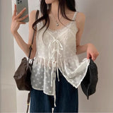 フラワーシースルーチュニックキャミソール