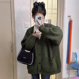 オータムリブカーディガン