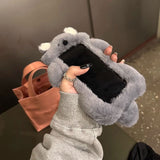 モモンガぬいぐるみiPhoneケース