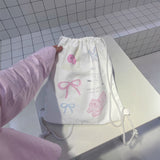 パステルギンガムナップザック