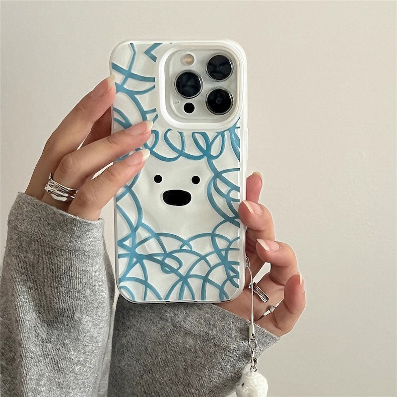 もじゃドッグiPhoneケース