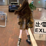 ヴィンテージチェックシャギーカーディガン