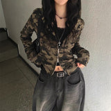 カモフラージュフィットパーカー