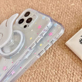 【MagSafe対応】クリアスターエンジェルiPhoneケース