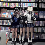 無地カラースクールカーディガン