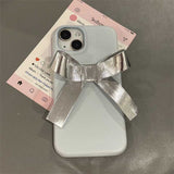 ビッグレザーリボンiPhoneケース