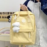 ワンポイントスクエアリュック