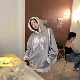 レースリボンフレンチグレーパーカー