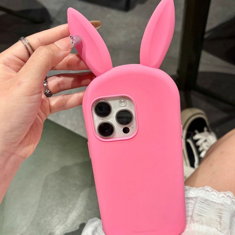 うさ耳シリコンiPhoneケース