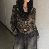 カモフラージュフィットパーカー