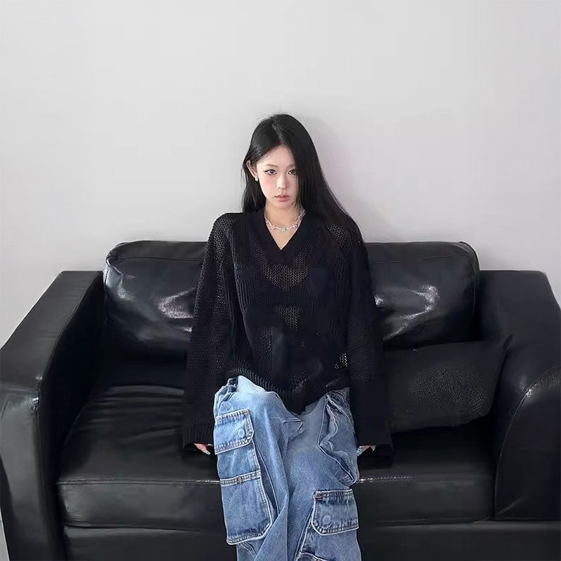 メッシュユニトップス