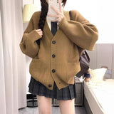 オータムリブカーディガン