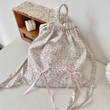 フローラルリボンナップザック