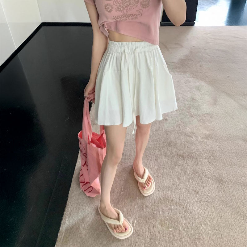 スウェットプリーツミニスカート