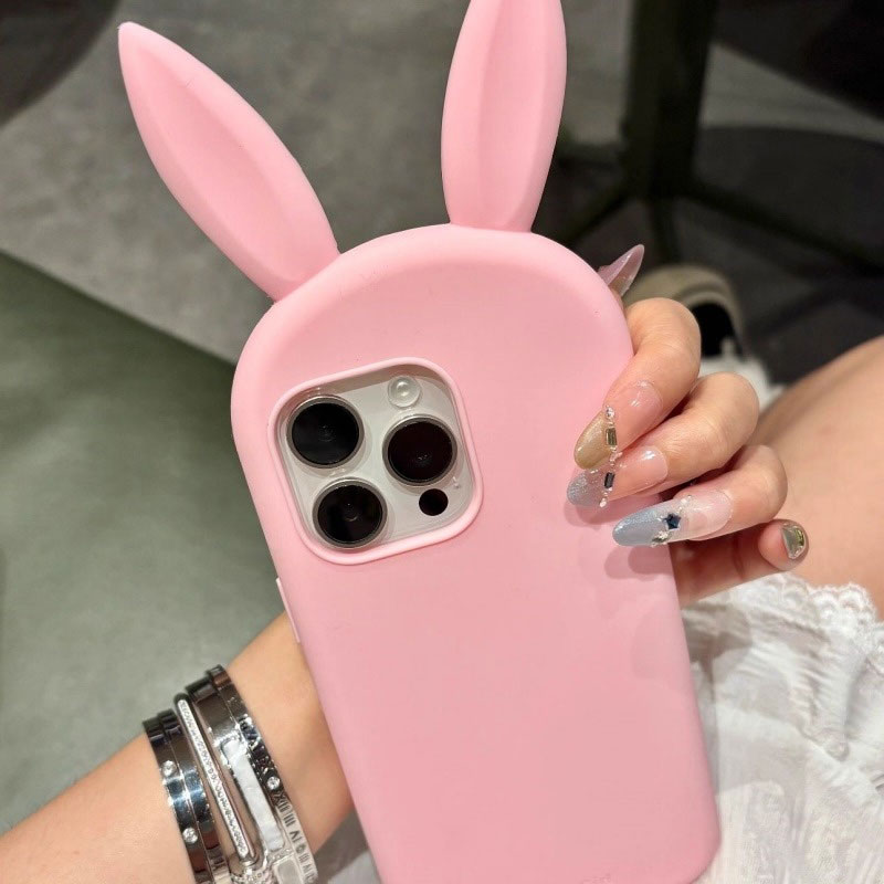 うさ耳シリコンiPhoneケース