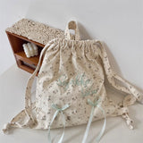 フローラルリボンナップザック