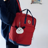 バイカラースクエアリュック