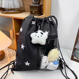 クリアポケットスターナップザック