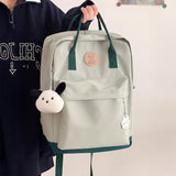 バイカラースクエアリュック