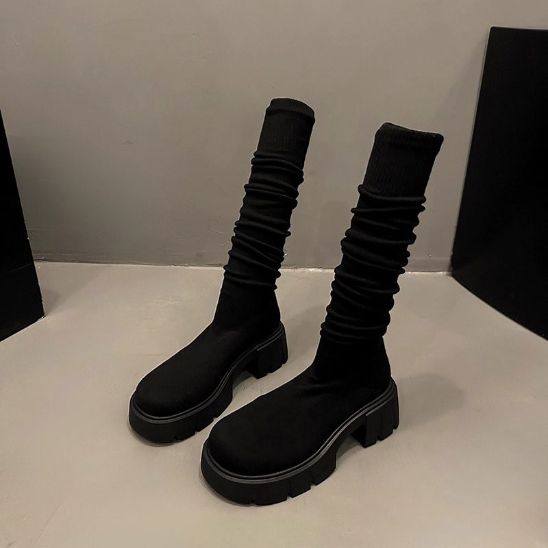 2wayソフトニットソックスブーツ