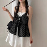 フラワーシースルーチュニックキャミソール