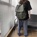 サイドポケットフラップリュック