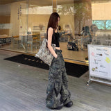 カモフラージュルーズデニム