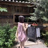 ホルダーネックドロストバルーンワンピース