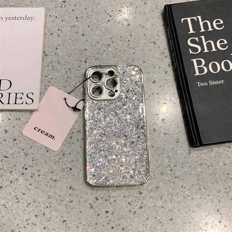シャイングリッターiPhoneケース
