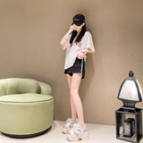 シアーリボンレーススポーツサンダル