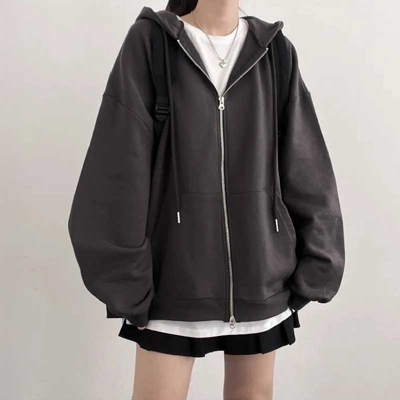 リラックスルーズパーカー