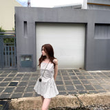 サイドアジャストプリーツワンピース