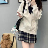 ストライプリブアクセントセーター