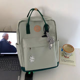 バイカラースクエアリュック