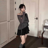 アシンメトリーカシュクールトップス