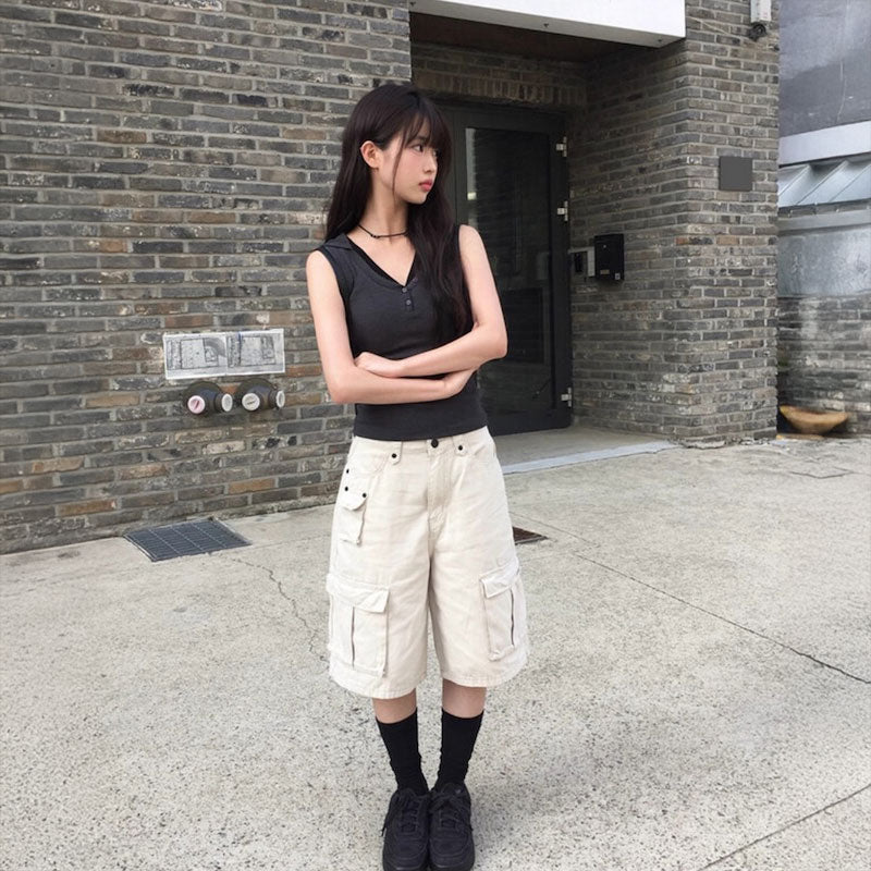 ワーキングハーフカーゴパンツ