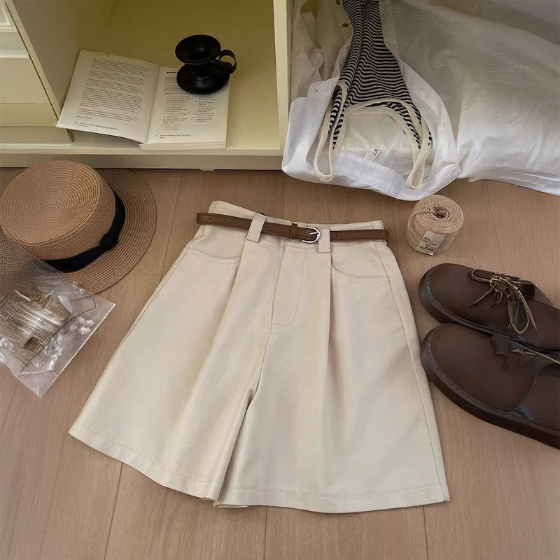 ベルトタックチノハーフパンツ