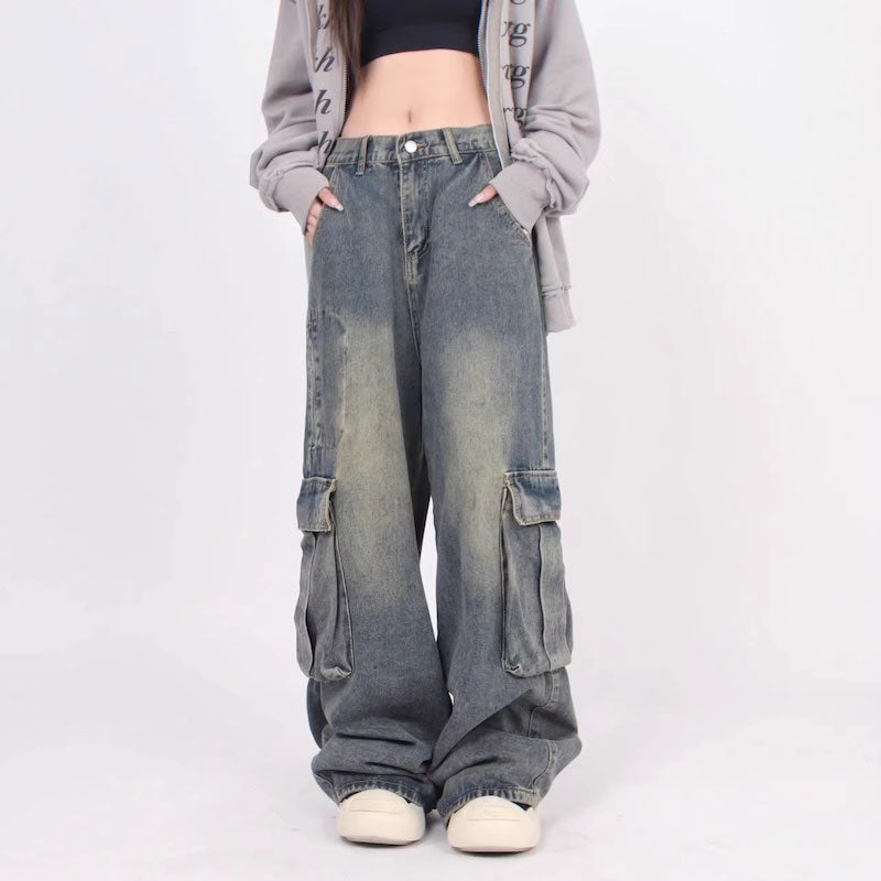 ウォッシュヴィンテージカーゴデニム