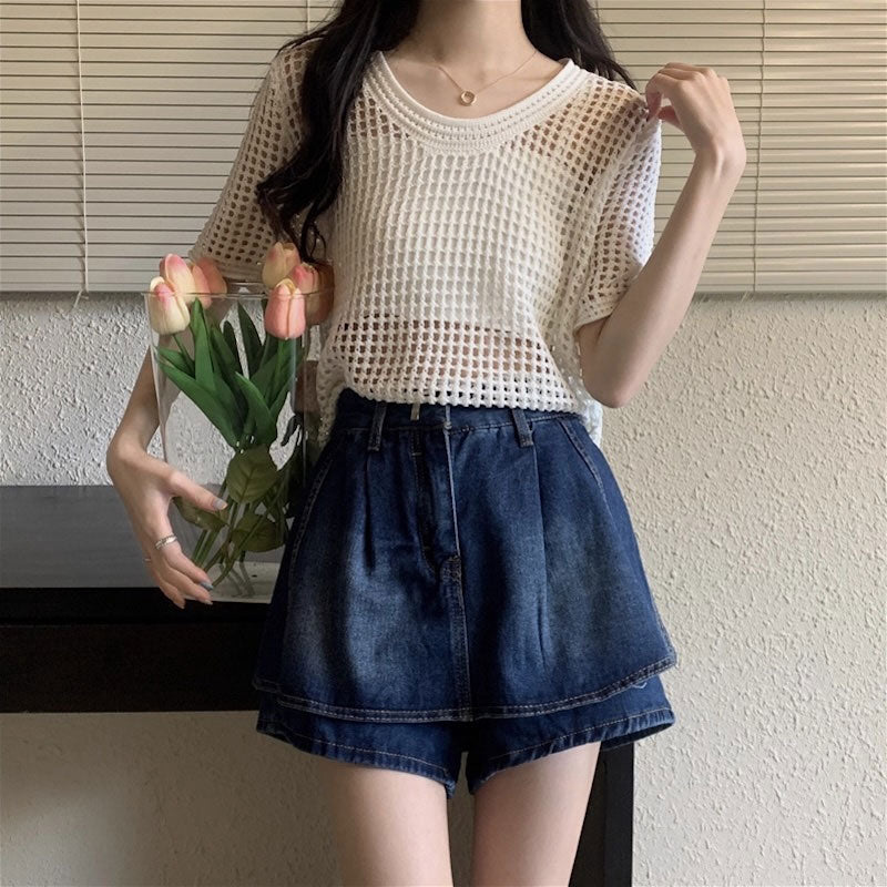 メッシュサマートップス