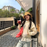 リボンレーストラックウィンドブレーカー