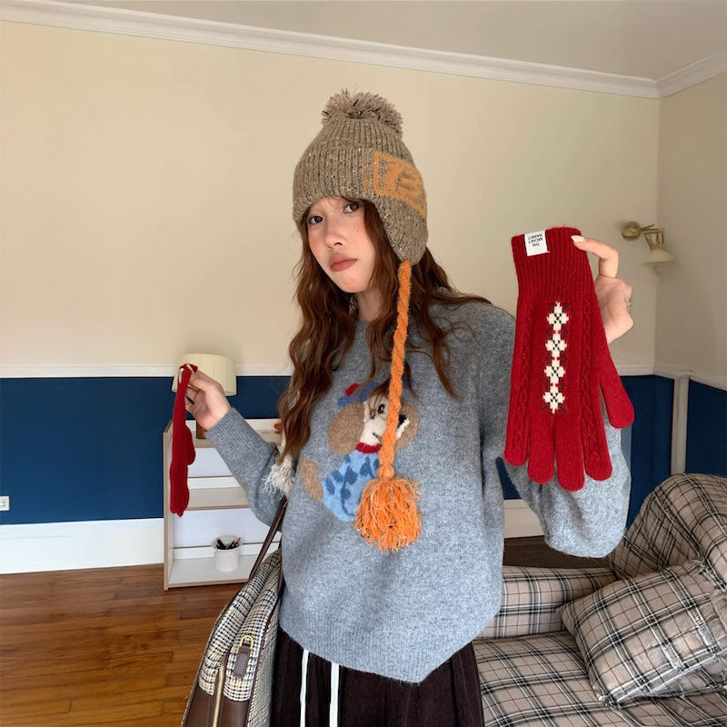 フレンチドッグニット