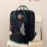 バイカラースクエアリュック