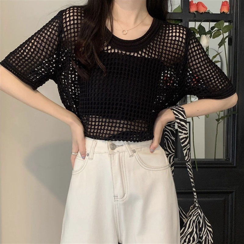 メッシュサマートップス