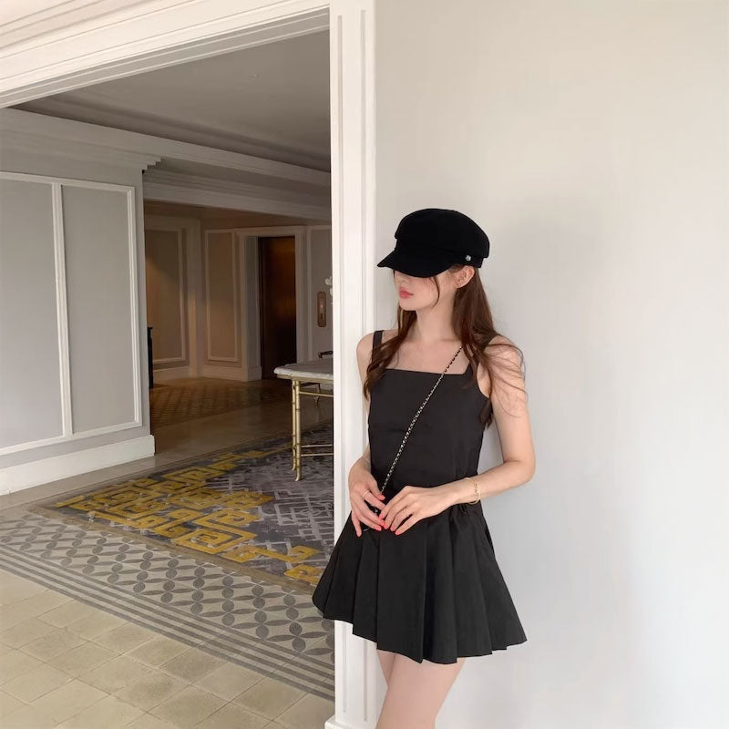 サイドアジャストプリーツワンピース