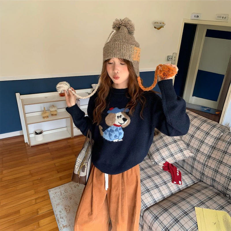 フレンチドッグニット