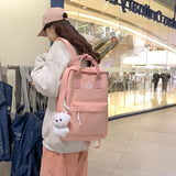 ワンポイントスクエアリュック