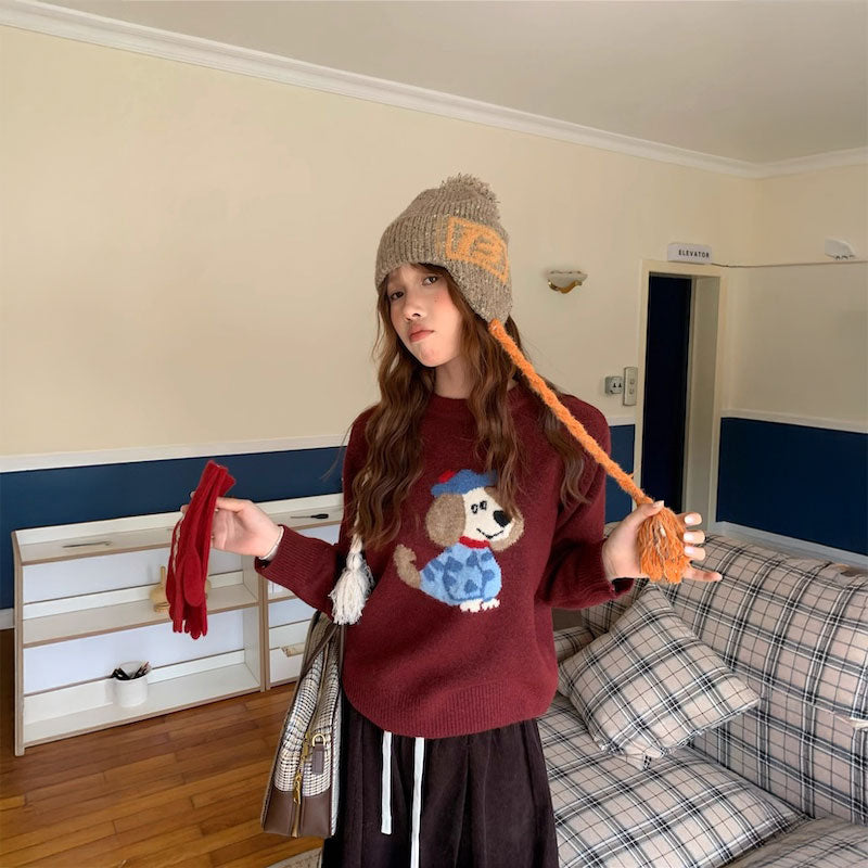 フレンチドッグニット