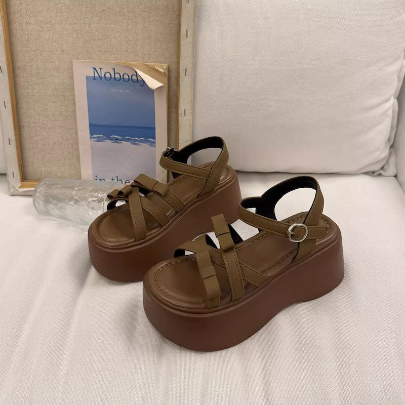 レザーリボンデイリーサンダル