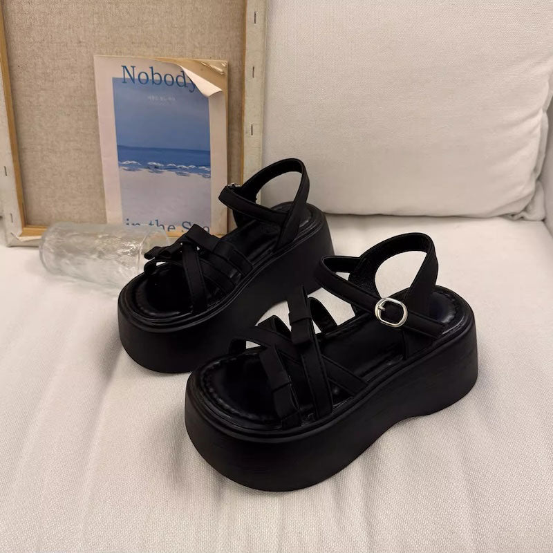 レザーリボンデイリーサンダル